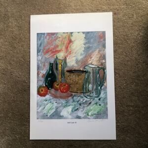 C. Clark Minton Signed Still Life VI Art 11/100 Limited Edition Giclee Print